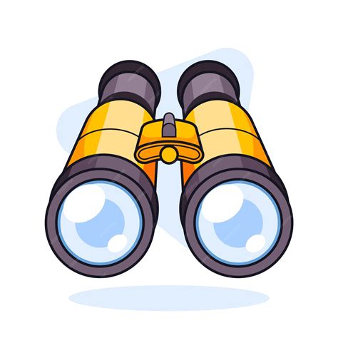 cartoon binoculars|cartoon character with binoculars.